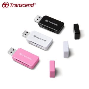 Transcend Card Reader USB 3.1 RDF5 BLACK/WHITE/PINK - Zapcart Technology Qatar