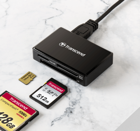 Transcend Card Reader USB 3.1 RDF8 - Zapcart Technology Qatar