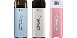 Transcend ESD300C Portable SSD 512GB/1TB/2TB SKY BLUE/SILVER/PINK - Zapcart Technology Qatar