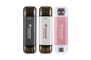 Transcend ESD310C Portable SSD 256GB/512GB/1TB/2TB BLACK/SILVER/PINK - Zapcart Technology Qatar