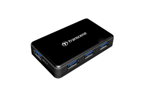 Transcend HUB3 - 4-Port Hub with power Adapter (USB-A) - Zapcart Technology Qatar
