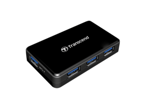 Transcend HUB3 - 4-Port Hub with power Adapter (USB-A) - Zapcart Technology Qatar