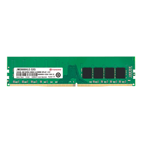 Transcend JetRam DDR4 2666MHz U-DIMM 4GB/8GB/16GB/32GB - Zapcart Technology Qatar