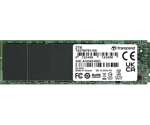 Transcend M.2 MTE115S (TLC 3D NAND) 250GB/500GB/1TB/2TB - Zapcart Technology Qatar
