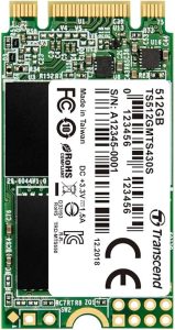 Transcend M.2 SATA III MTS430S (TLC 3D NAND) 128GB/256GB/512GB/1TB - Zapcart Technology Qatar