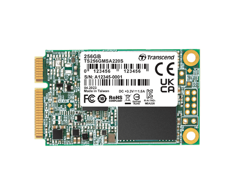 Transcend mSATA SSD 220S (TLC 3D NAND) 128GB/256GB - Zapcart Technology Qatar