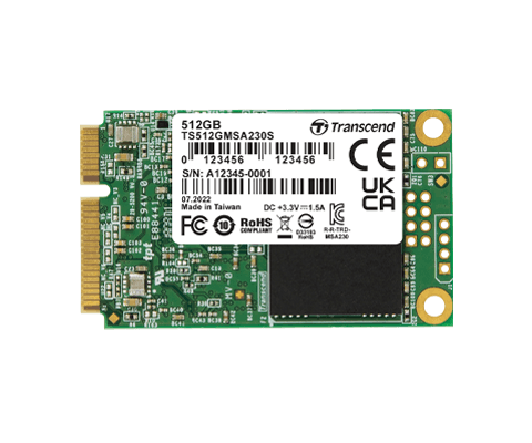 Transcend mSATA SSD 230S (TLC 3D NAND) 128GB/256GB/512GB - Zapcart Technology Qatar