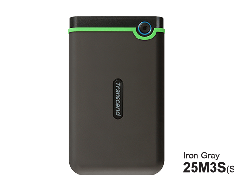 Transcend StoreJet 25M3 2.5" USB 3.1 Portable Hard drive 1TB/2TB/4TB IRON GRAY/MILITARY GREEN - Zapcart Technology Qatar