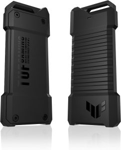 TUF Gaming A1 USB-C 3.2 Gen 2x1 SSD enclosure, dual M.2 NVMe PCIe and SATA interfaces - Zapcart Technology Qatar