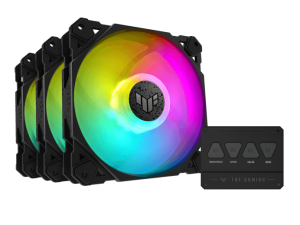 TUF Gaming TF120 ARGB Fan - Triple Fan Kit with ARGB Controller - Zapcart Technology Qatar