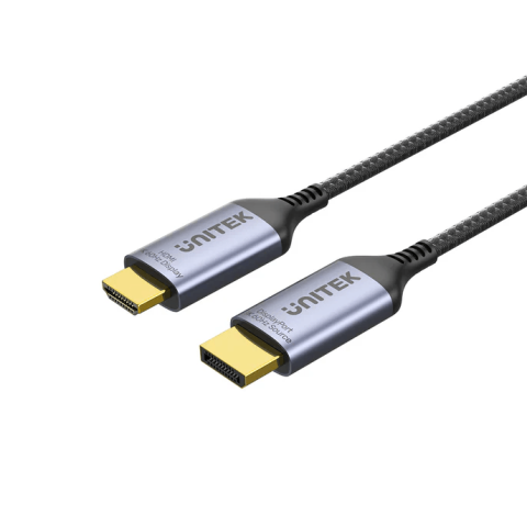 Unitek 1.8M, 8K 60Hz DisplayPort to HDMI Male Adapter Cable, Space Grey - Zapcart Technology Qatar