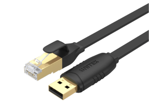 Unitek 1.8M, USB2.0 To RJ45 RS232 Serial Cable, Black - Zapcart Technology Qatar