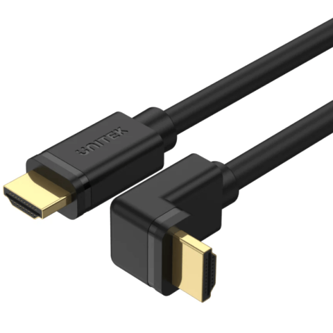 UNITEK 4K 60Hz High Speed HDMI Right Angle 90° Cable (Y-C1001 | Y-C1002) - Zapcart Technology Qatar