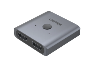 UNITEK 4K Aluminium HDMI 2.0 Switch 2-To-1 Bi-Directional (V1127A) - Zapcart Technology Qatar