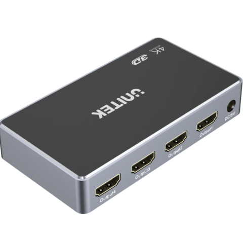 UNITEK 4K HDMI Splitter 1 In 4 Out (V1109A) - Zapcart Technology Qatar