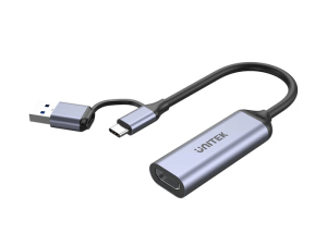 Unitek 4K HDMI to USB-C/A Video Capture Card Space Gray - Zapcart Technology Qatar