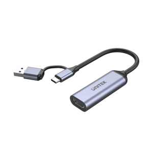 Unitek 4K HDMI to USB-C/A Video Capture Card Space Gray - Zapcart Technology Qatar