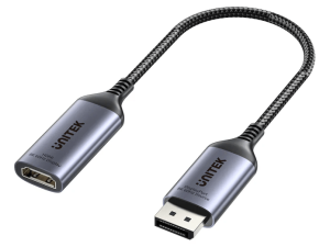 Unitek 8K 60Hz DisplayPort to HDMI Female Adapter, Space Grey - Zapcart Technology Qatar