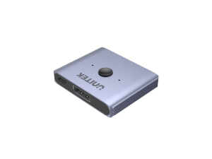 Unitek 8K Bi-Directional DP1.4 Switch 2 In 1 Out / 1 In 2 Out, Space Grey - Zapcart Technology Qatar