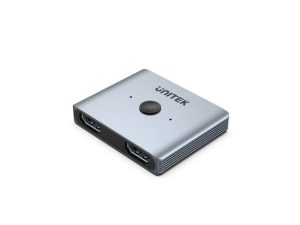 Unitek 8K HDMI 2.1 Bi-Directional Switch 2 In 1 Out / 1 In 2 Out, Space Grey - Zapcart Technology Qatar