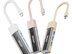 Unitek Bi-Directional USB-C/A 4 Port Hub with Detachable Cable - Zapcart Technology Qatar
