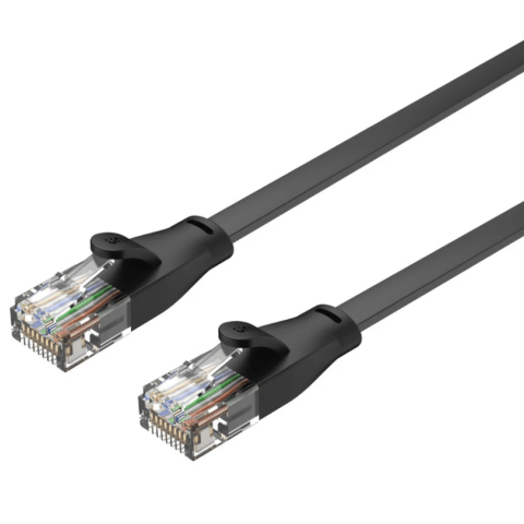UNITEK CAT 6 FLAT - RJ45 M to M (1M / 2M / 3M / 5M / 10M / 15M / 20M) - Zapcart Technology Qatar