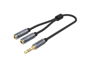 UNITEK Headphone Splitter For Dual Headphone (3.5mm Plug to Dual 3.5mm Jack) Stereo Audio Cable - Zapcart Technology Qatar