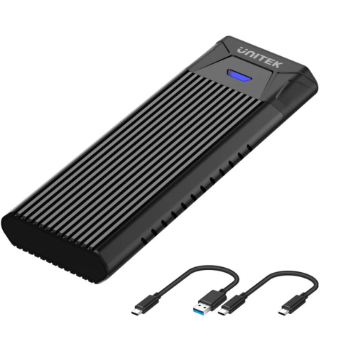 UNITEK SolidForce PCIe/NVMe M.2 SSD 10Gbps Enclosure Lite (S1203ABK) - Zapcart Technology Qatar