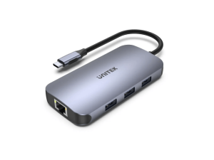 UNITEK uHUB N9+ 9-in-1 USB-C Ethernet Hub with HDMI, 100W Power Delivery and Dual Card Reader - Zapcart Technology Qatar