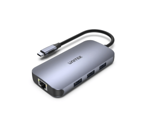UNITEK uHUB N9+ 9-in-1 USB-C Ethernet Hub with HDMI, 100W Power Delivery and Dual Card Reader - Zapcart Technology Qatar