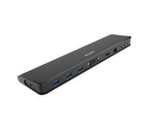 UNITEK uHUB S7+ 8-in-1 Powered USB-C/A Ethernet Hub with Dual Monitor and VGA Adapter - Zapcart Technology Qatar