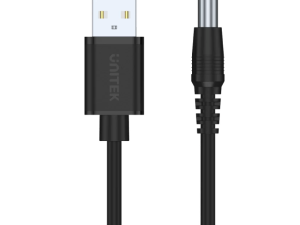 UNITEK USB to DC 5.5 Power Cord (Y-C4046BK) - Zapcart Technology Qatar