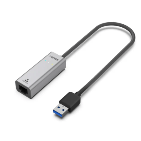 Unitek USB3.0 to Gigabit Ethernet Adapter, Space Grey - Zapcart Technology Qatar