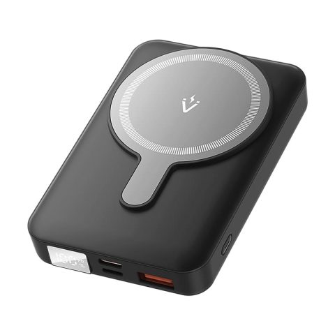 Vention 10000mAh Magnetic Wireless Powerbank (USB-C + Lightning + USB-C + USB-A +Wireless) 22.5W LED Display Type - Zapcart Technology Qatar