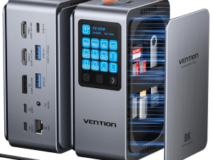 Vention 13-in-1 Laptop Docking Station 3 Monitors with Touch Screen Display - Zapcart Technology Qatar