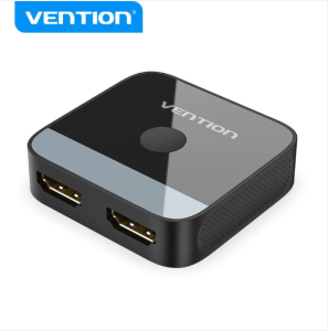 VENTION 2-Port HDMI Bi-Direction 4K Switcher Black ABS Type - Zapcart Technology Qatar
