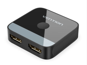 VENTION 2-Port HDMI Bi-Direction 4K Switcher Black ABS Type - Zapcart Technology Qatar
