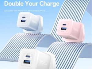 VENTION 2-Port USB (C + A) GaN Charger (30W/30W) UK-Plug - Zapcart Technology Qatar