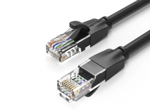Vention Cat.6 UTP Patch Cable Black - Zapcart Technology Qatar