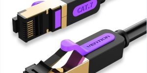 VENTION Cat.7 SFTP Patch Cable Black - Zapcart Technology Qatar