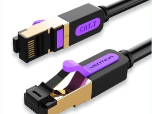 VENTION Cat.7 SFTP Patch Cable Black - Zapcart Technology Qatar
