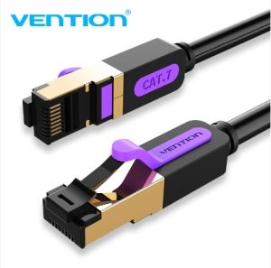 VENTION Cat.7 SFTP Patch Cable Black - Zapcart Technology Qatar