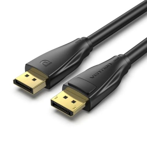 Vention DP 1.4 Male to Male HD Cable 8K Black - Zapcart Technology Qatar