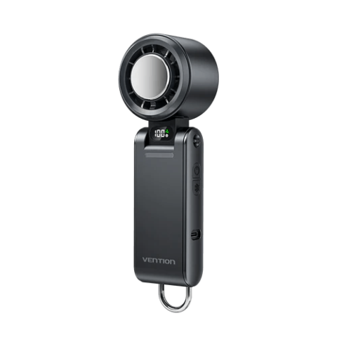 Vention Handheld Foldable High-Speed Fan (Black) - Zapcart Technology Qatar