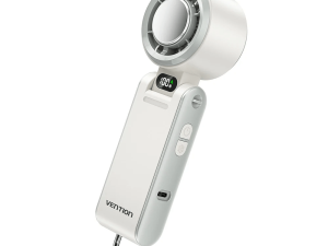 Vention Handheld Foldable High-Speed Fan (USB 5V Speed (1-100) Adjustable Handheld Foldable High-Speed Cooling Fan LED Display Type) - Zapcart Technology Qatar