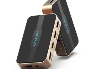 VENTION HDMI Switcher 5 In 1 Out Gold - Zapcart Technology Qatar