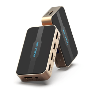 VENTION HDMI Switcher 5 In 1 Out Gold - Zapcart Technology Qatar