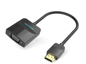 VENTION HDMI to VGA Converter 0.15M Black - Zapcart Technology Qatar