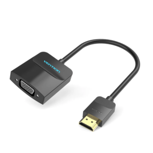 VENTION HDMI to VGA Converter 0.15M Black - Zapcart Technology Qatar