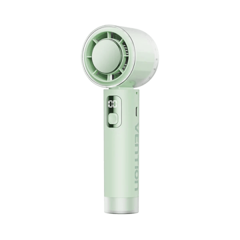 Vention Neon 01 Handheld Foldable High-Speed Fan Green LED Display Type - Zapcart Technology Qatar